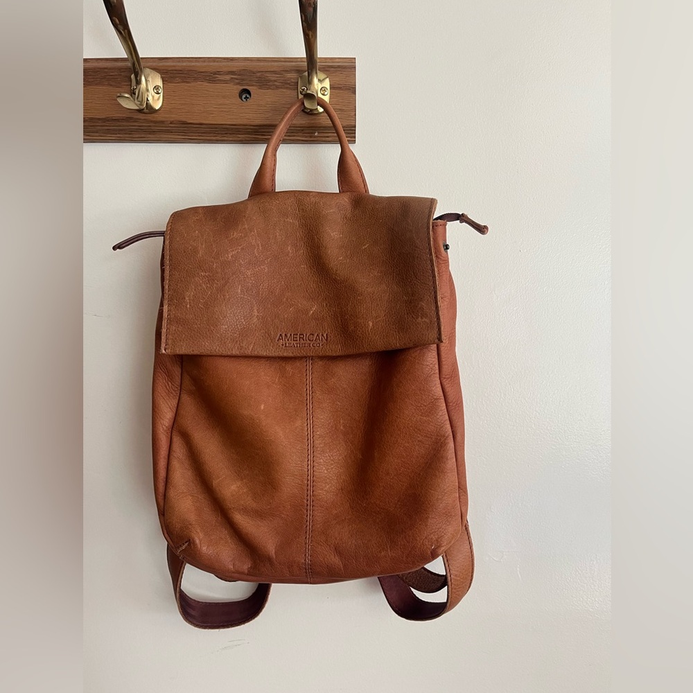 American Leather Co Leather Liberty Backpack, like new, soft leather
